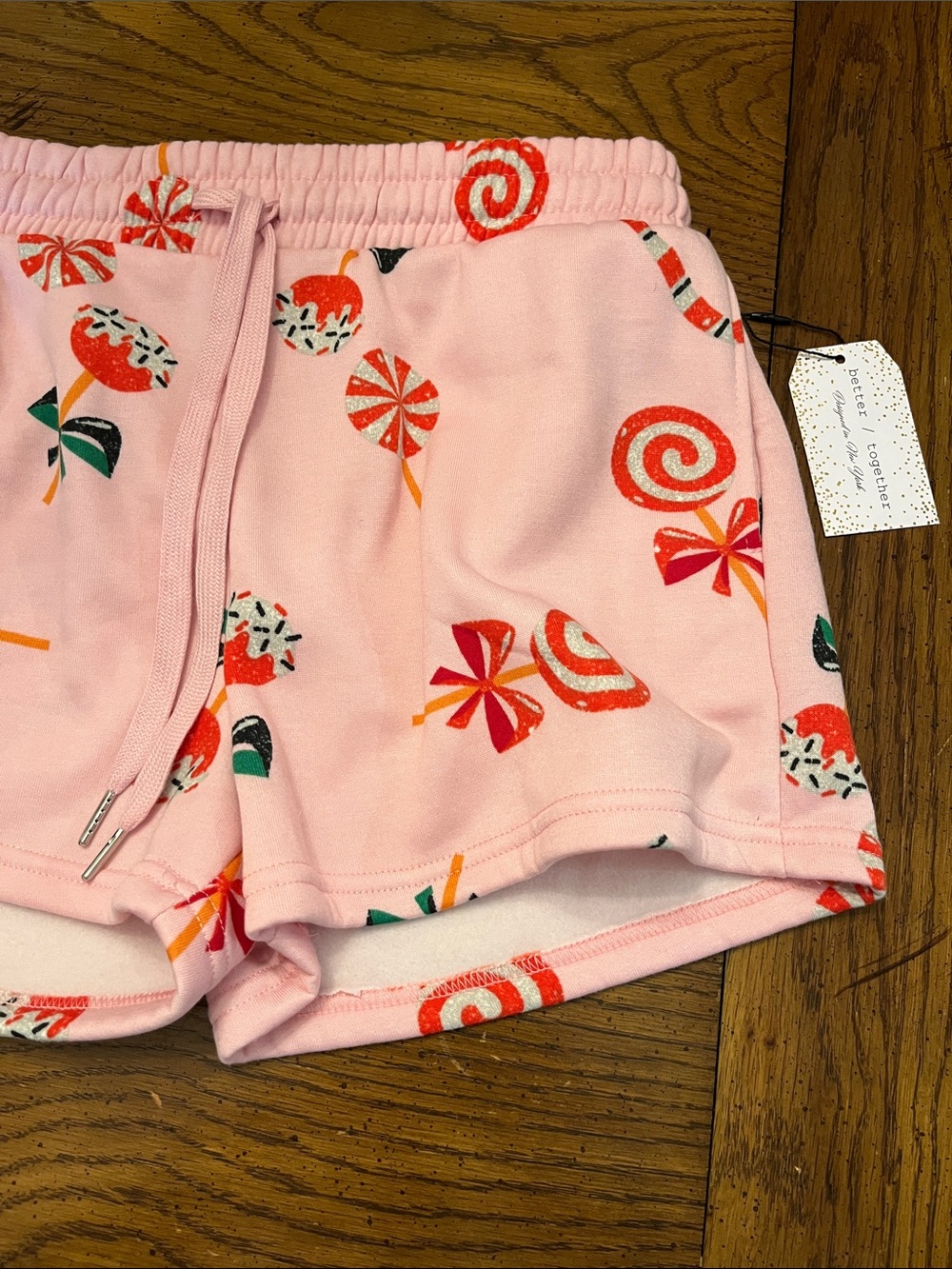 Pink Better Together Candy Print Lounge Set, size large, new with tags - Picture 11 of 14